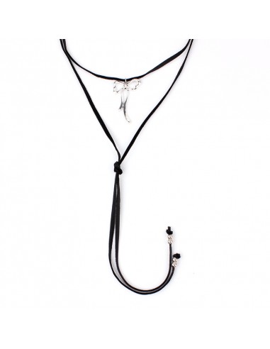 Collar Big Velvet Bow