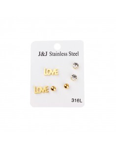 Mini Acero Love Gold (J7670)