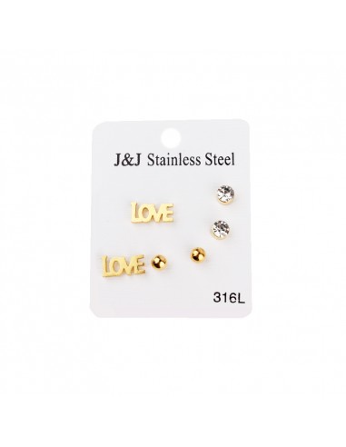 Mini Acero Love Gold (J7670)