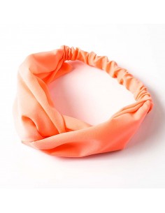 Turbante Coral Neón