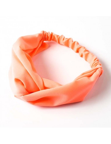 Turbante Coral Neón