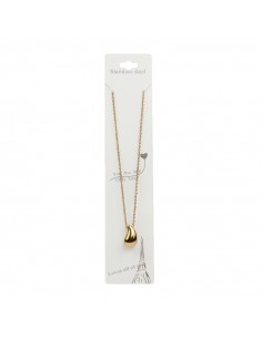 Collar Acero Mini Drops Gold