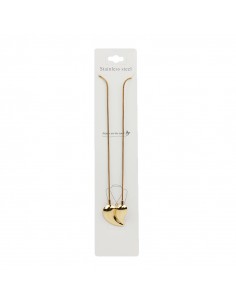Collar Acero Love Gold
