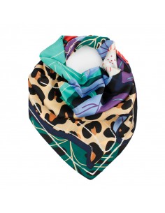 Pañuelo Double Leopard Night
