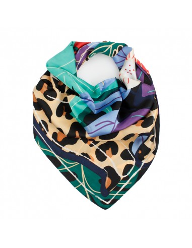 Pañuelo Double Leopard Night