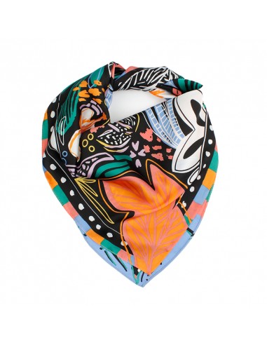 Pañuelo New Floral Black