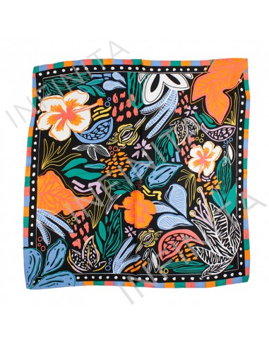 Pañuelo New Floral Black