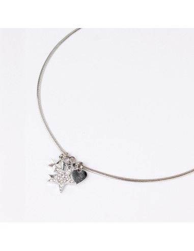 Collar Cutie Silver Charms