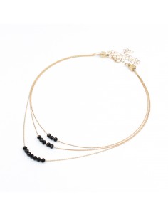 Collar Golden Crystals