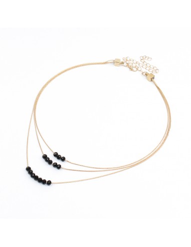 Collar Golden Crystals