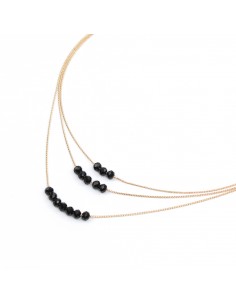 Collar Golden Crystals