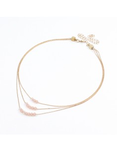 Collar Golden Crystals