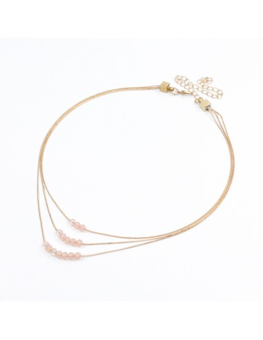 Collar Golden Crystals