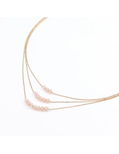 Collar Golden Crystals