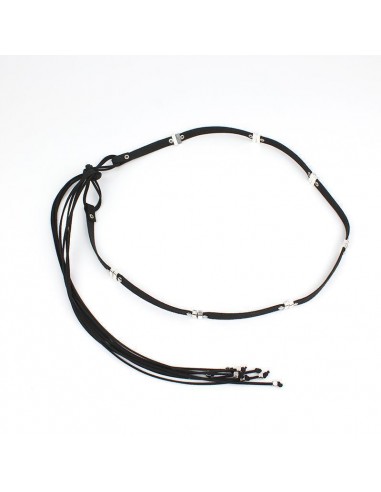 Cinturón Black Suede