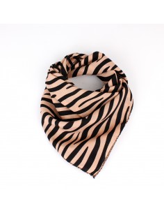 Pañuelo Safari Camel 70x70