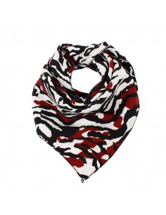 Pañuelo Zebra Red 70x70