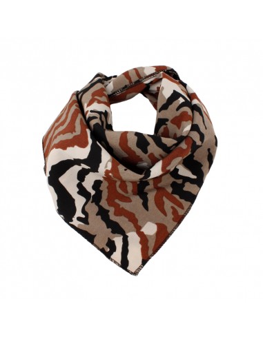 Pañuelo Zebra Brown 70x70