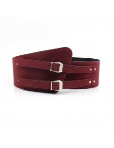 Faja Doble Hebilla Gamuza