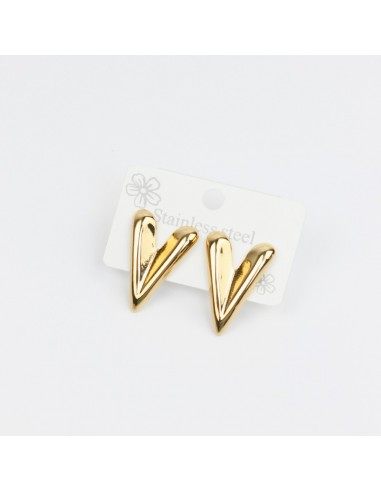 Aro Acero Cuore Gold