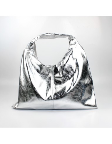 Bolso Shopper Silver & Black