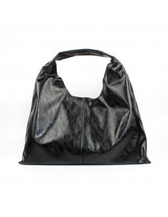 Bolso Shopper Silver & Black