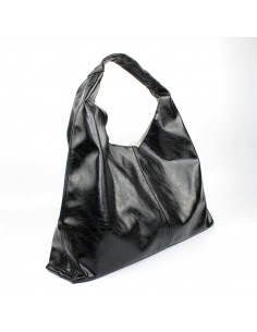 Bolso Shopper Silver & Black