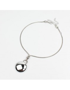 Collar Silver Button