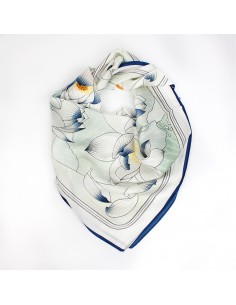 Pañuelo Lotus Blue (70x70)