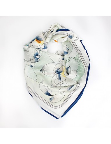 Pañuelo Lotus Blue (70x70)