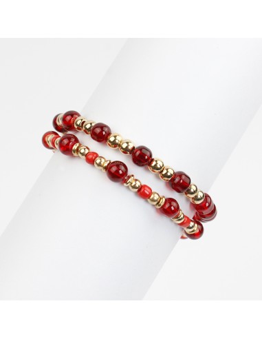 Set Pulseras Golden Colors