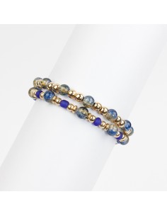 Set Pulseras Golden Colors