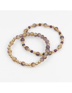 Set Pulseras Golden Colors