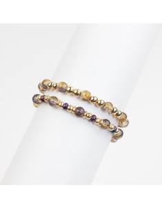 Set Pulseras Golden Colors