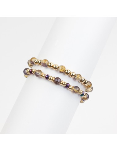 Set Pulseras Golden Colors