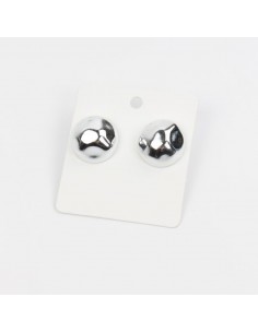 Aro Chunky Hammered Silver