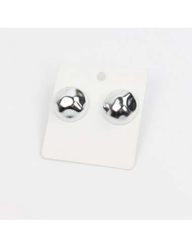 Aro Chunky Hammered Silver