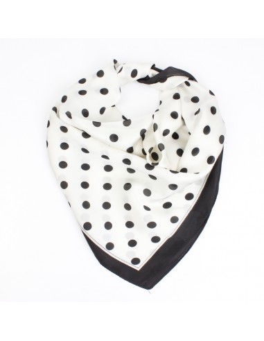 Pañuelo Dots White (70x70)