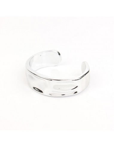 Brazalete Orgánico Wavy Silver