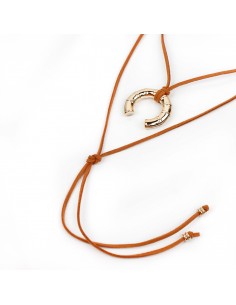 Collar Texture Moon Gold