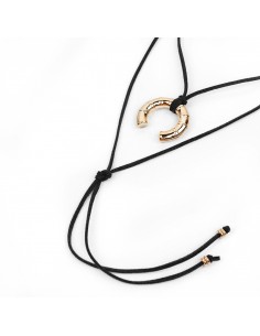 Collar Texture Moon Gold