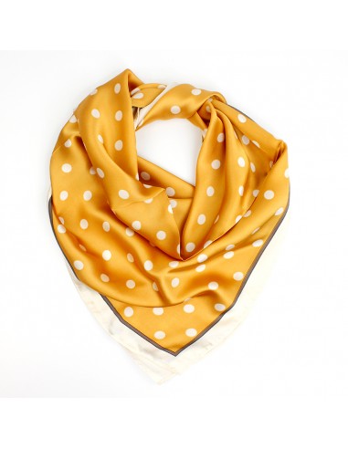 Pañuelo Dots Gold (70x70)