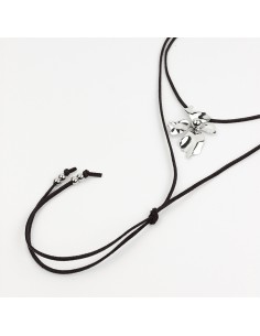 Collar Silver Flower Trendy