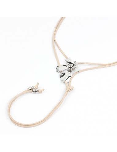Collar Silver Flower Trendy