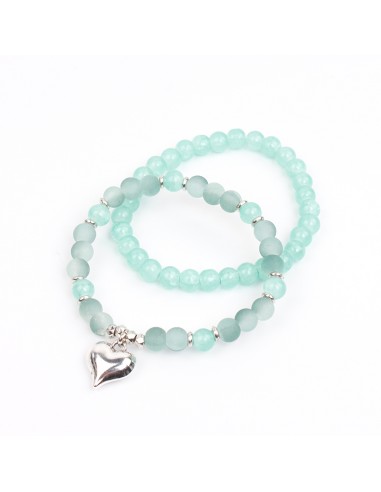 Set Pulseras Torn Love