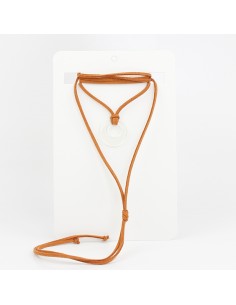 Collar Crystal Suede