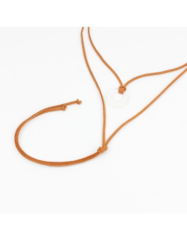 Collar Crystal Suede