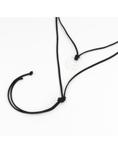 Collar Crystal Suede