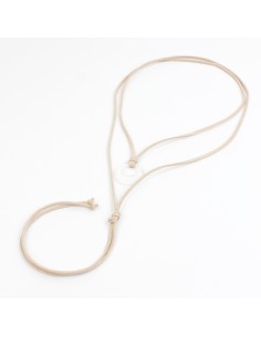 Collar Crystal Suede