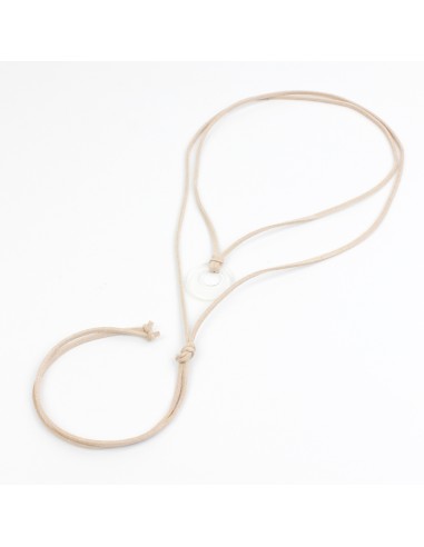 Collar Crystal Suede